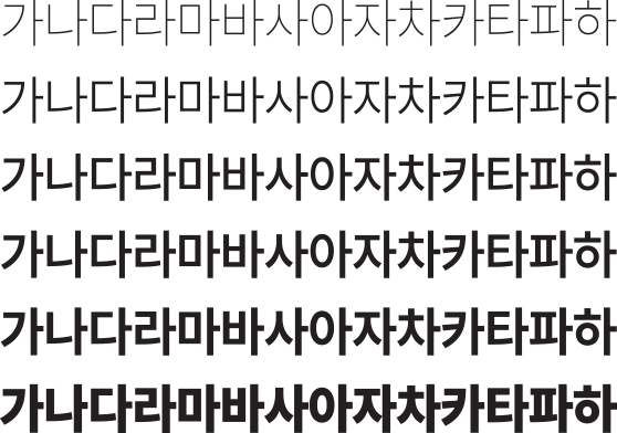 국문 지정서체